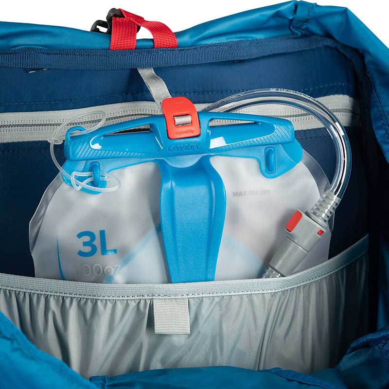 Integrated raincover to protect the contents of the bag from rain and dust